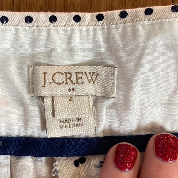 J. Crew Polkadot Shorts, Size 4 - Picture 6 of 8